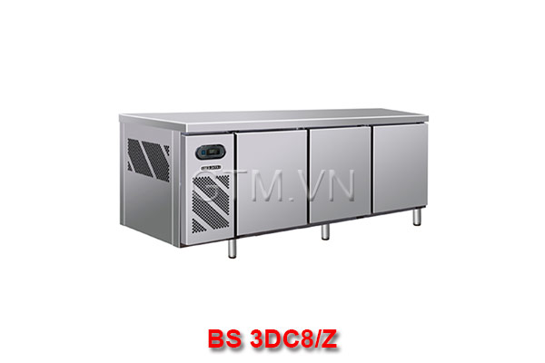  3 Door Counter Chiller - Solid Door - Blower system (760W) BERJAYA BS 3DC8/Z