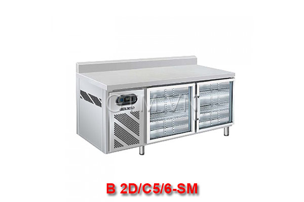 Bàn lạnh 2 cánh kiếng có gáy BERJAYA B 2D/C5/6-SM