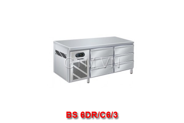 Bàn mát 6 hộc BERJAYA BS 6DR/C6/3