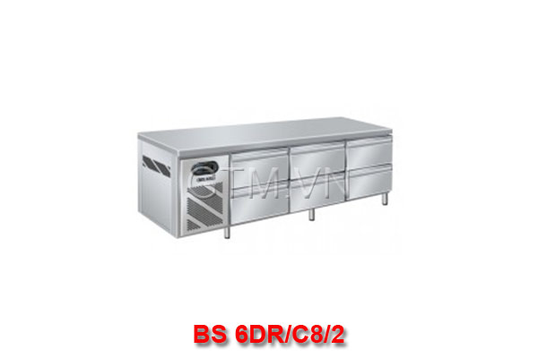 Bàn mát 6 hộc BERJAYA BS 6DR/C8/2