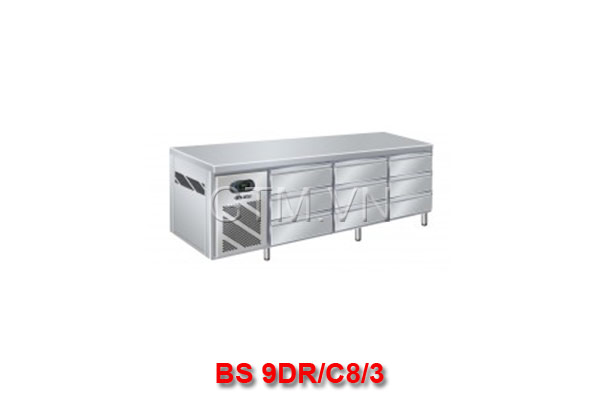 Bàn mát 9 hộc BERJAYA BS 9DR/C8/3