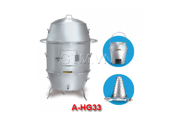 Lò quay vịt dùng gas có tay nắm BERJAYA A-HG33