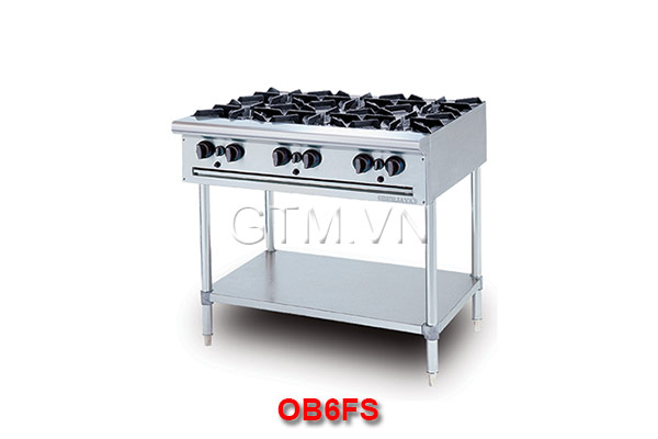 Open Burner Free Standing BERJAYA OB6FS