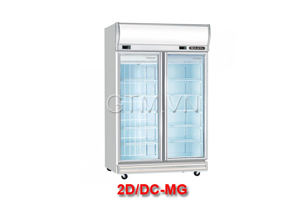 Tủ mát 2 cánh kiếng BERJAYA 2D/DC-MG