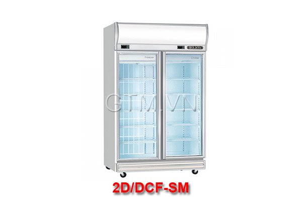 Tủ mát 2 cánh kiếng BERJAYA 2D/DC-SM