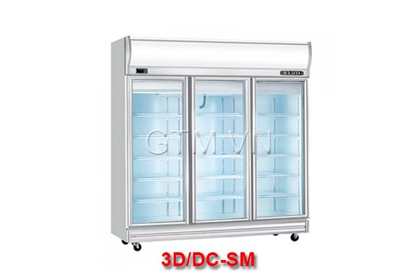 Tủ mát 3 cánh kiếng BERJAYA 3D/DC-SM